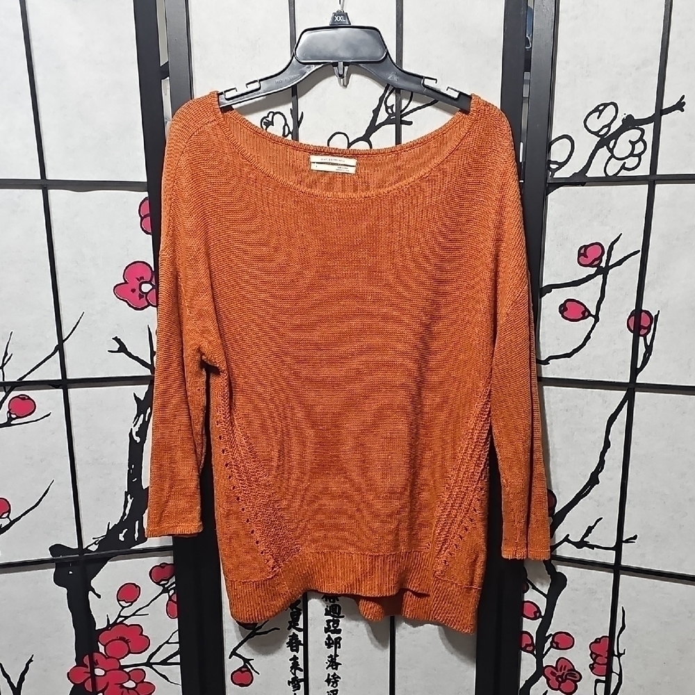 Anthropologie Orange Sweater Size Small‎ - Picture 2 of 8